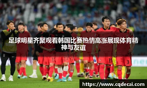 足球明星齐聚观看韩国比赛热情高涨展现体育精神与友谊